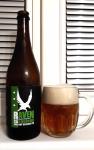 Raven - Casquinox IPA 14°, Dual Hop Session IPA lahev a sklenice