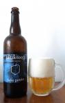 Cerny potoka - Blitzkrieeg 15°, West Coast IPA lahev a sklenice