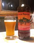 Reporyje - Pragers Passion IPA 15°,  sklenice a PET lahev piva Reporyje - Pragers Passion IPA 15°